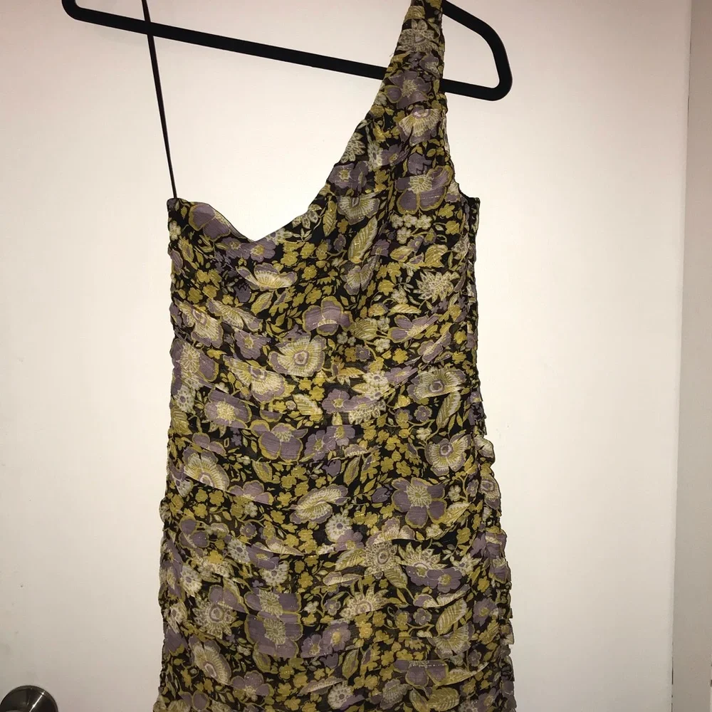 Zara NWT floral draped dress size small - Picture 12 of 12